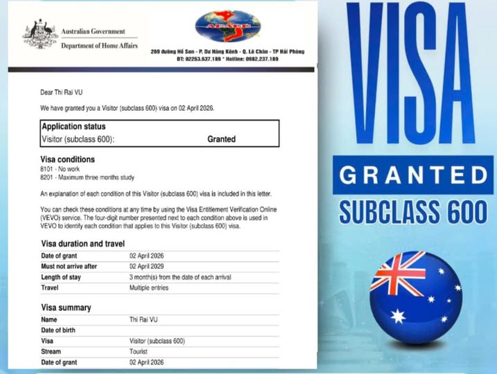 LIÊN TIẾP VISA VỀ VĂN PHÒNG APACO
